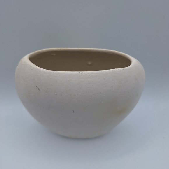 Hummingbird Pottery Vase Small Flower Gold Glaze Signed Art Hummer USA Nix Fly - Picture 5 of 7